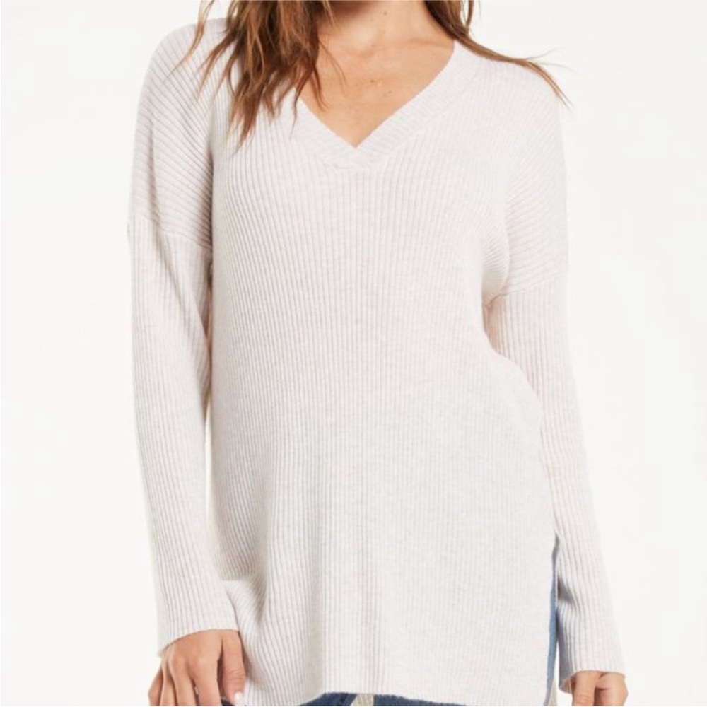 Z-Supply Avalon Ribbed V-neckk Top